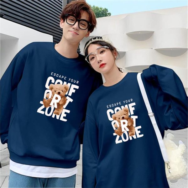 Baju Couple Kekinian – Baju Lengan panjang Pasangan Serasi Bahan Adem & Stylish - Image 4